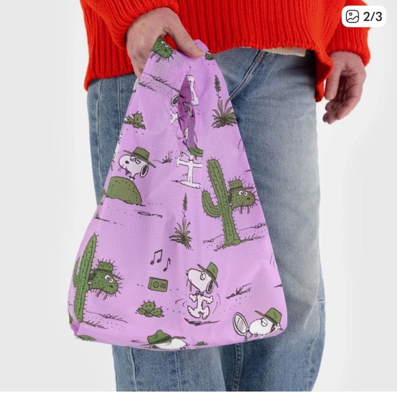 BAGGU Peanuts Baby Bag - Light Pink - Picture 2 of 3